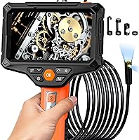 Vista 11 de Daxiongmao Cámara endoscopio con luz, boroscopio HD 1080P con 8 luces ajustables, cámara de serpiente impermeable IP67, ideal para inspeccionar