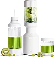 Vista 19 de Beast Mighty 850 Licuadora personal compacta premium Para batidos, malteadas, aderezos, salsas, postres, salsas para mojar Mezcla hielo y Lila