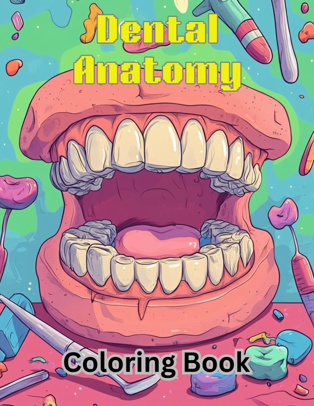Dental Anatomy Coloring Book: Fun Facts, Tooth Trivia & Interactive Learning!: Discover, Color, and Learn: A Creative Journey Through Teeth, Gums, and Smiles!