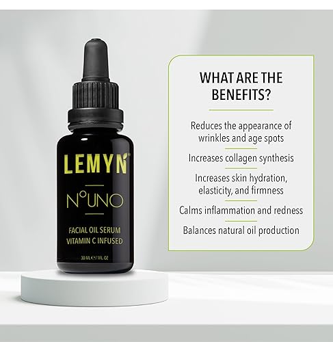 Miniatura 3 de Lemyn Organics Aceite facial Hydrate & Glow  Suero de vitamina C y E  Recién hecho  100% natural antienvejecimiento, hidratación aumentada y mayor