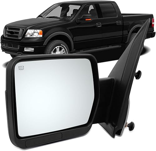 Miniatura 38 de OCPTY Espejo de remolque para 2007 2008 2009 2010 2011 2012 2013 2014 para Ford para camioneta F-150 Pickup Camión Remolque Espejos Par Par Potencia