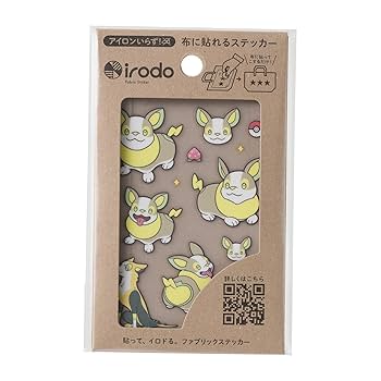 irodo ポケモン まとめ売り Amazon.co.jp: ポケモンセンターオリジナル 布用ステッカーirodo