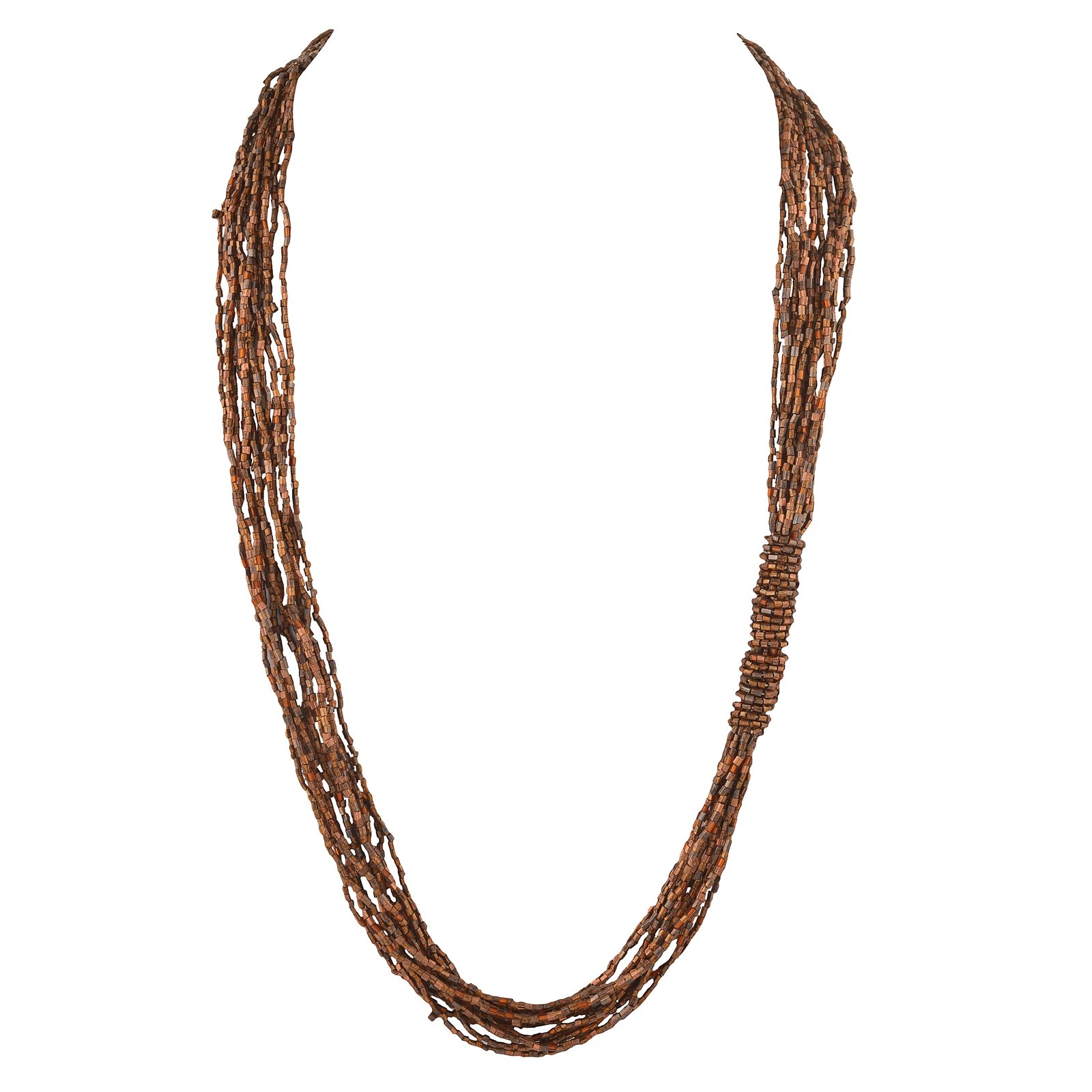 ZephyrrHand Made Beaded Multi strand Long Necklace for Girls