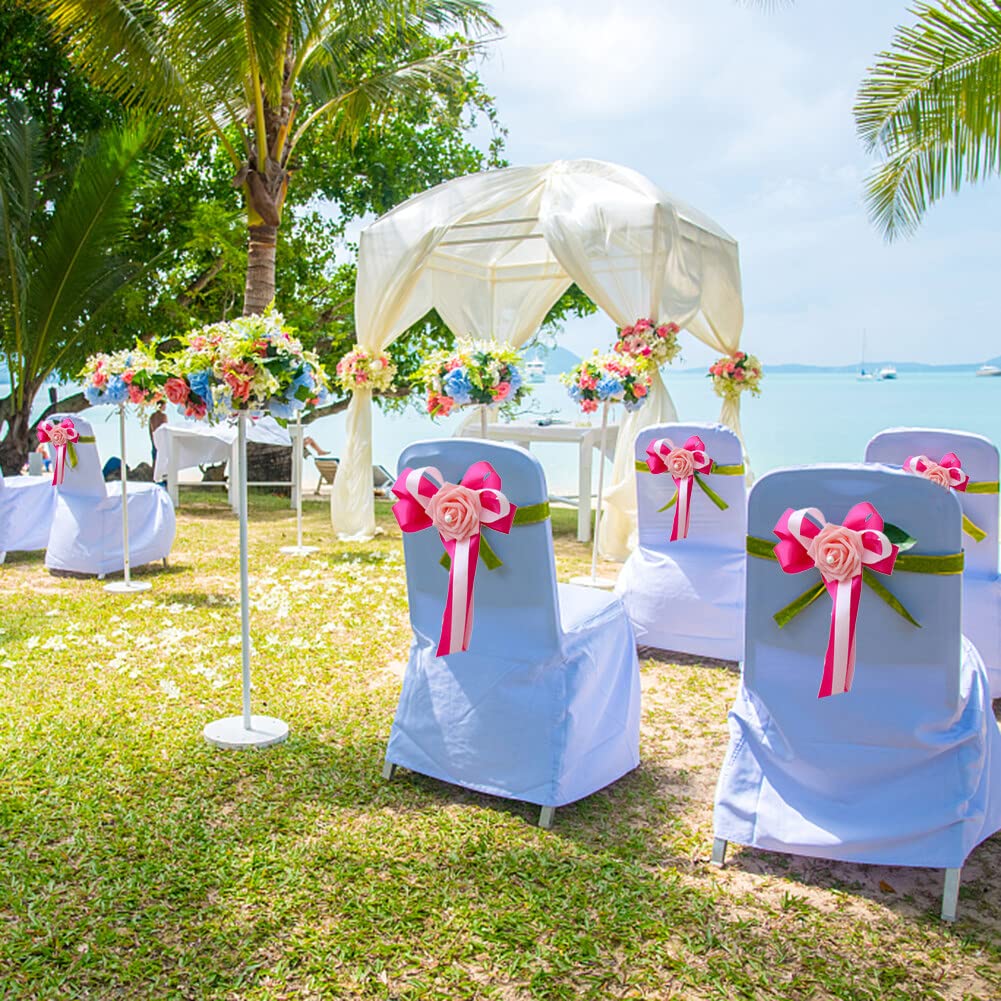 Afrsmw Lot de 50 nœuds de voiture pour mariage, fête, anniversaire