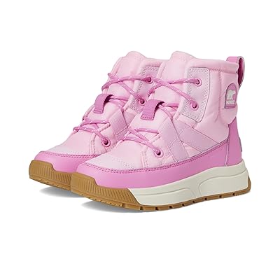 SOREL Kids Whitney III Mid Waterproof (Big Kid) Kids Shoes Pink Flare/Orchid