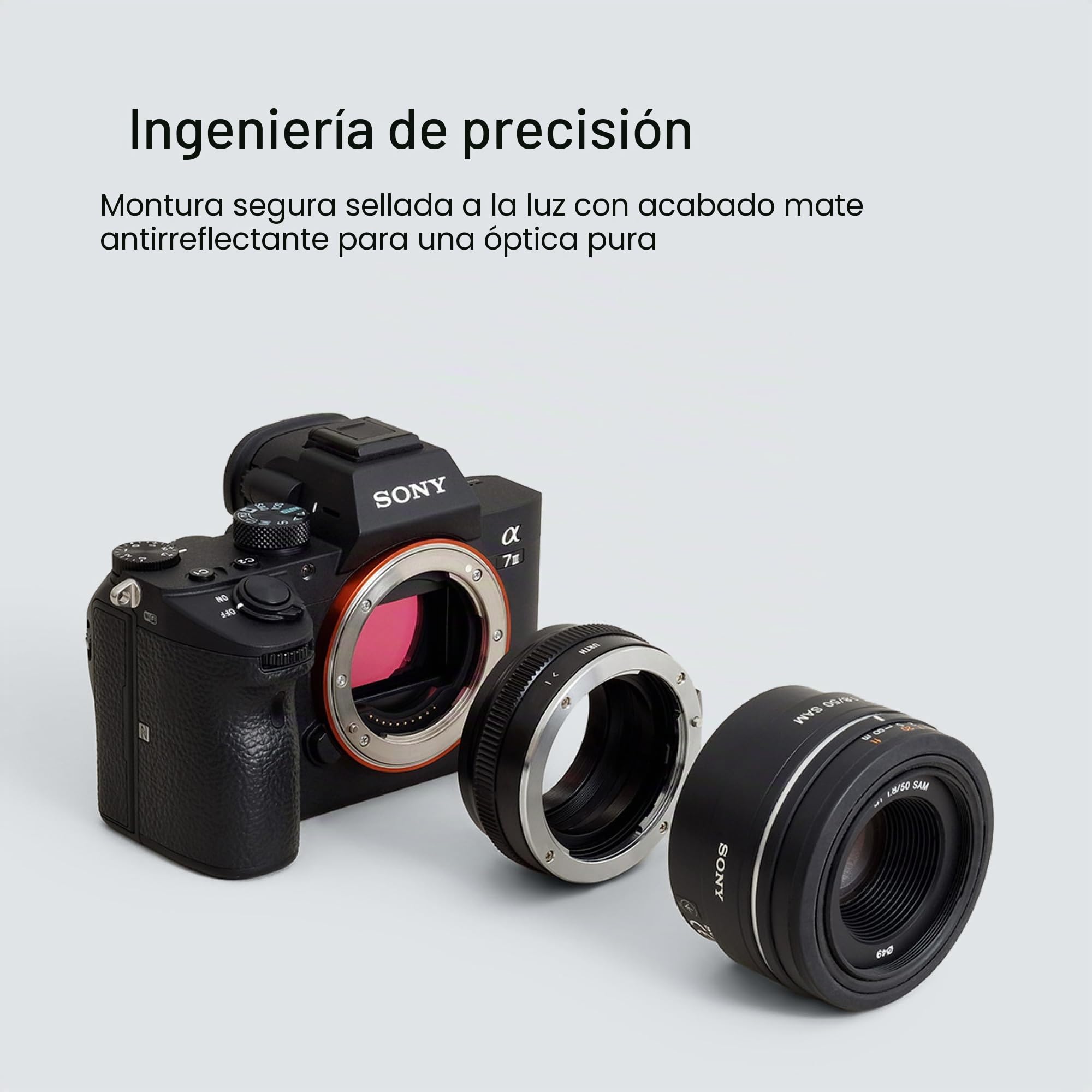 Urth Adaptador de Montura para Objetivo (Manual): Compatible con Sony A (Minolta AF) Objetivo a Sony E Cuerpo de cámara