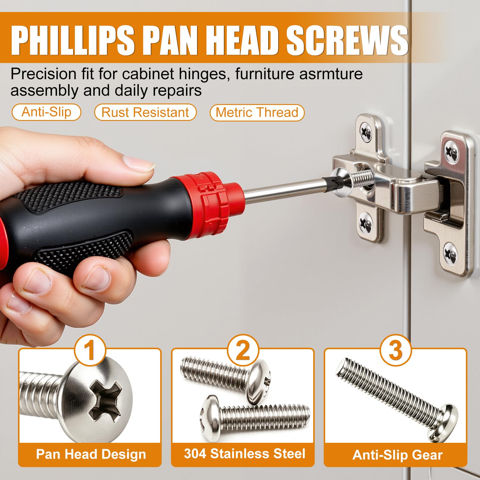 780PCS Stainless Steel Screw & Bolt Kit - DIY & Repairs -3 780PCS Stainless Steel Screw & Bolt Kit - DIY & Repairs -3