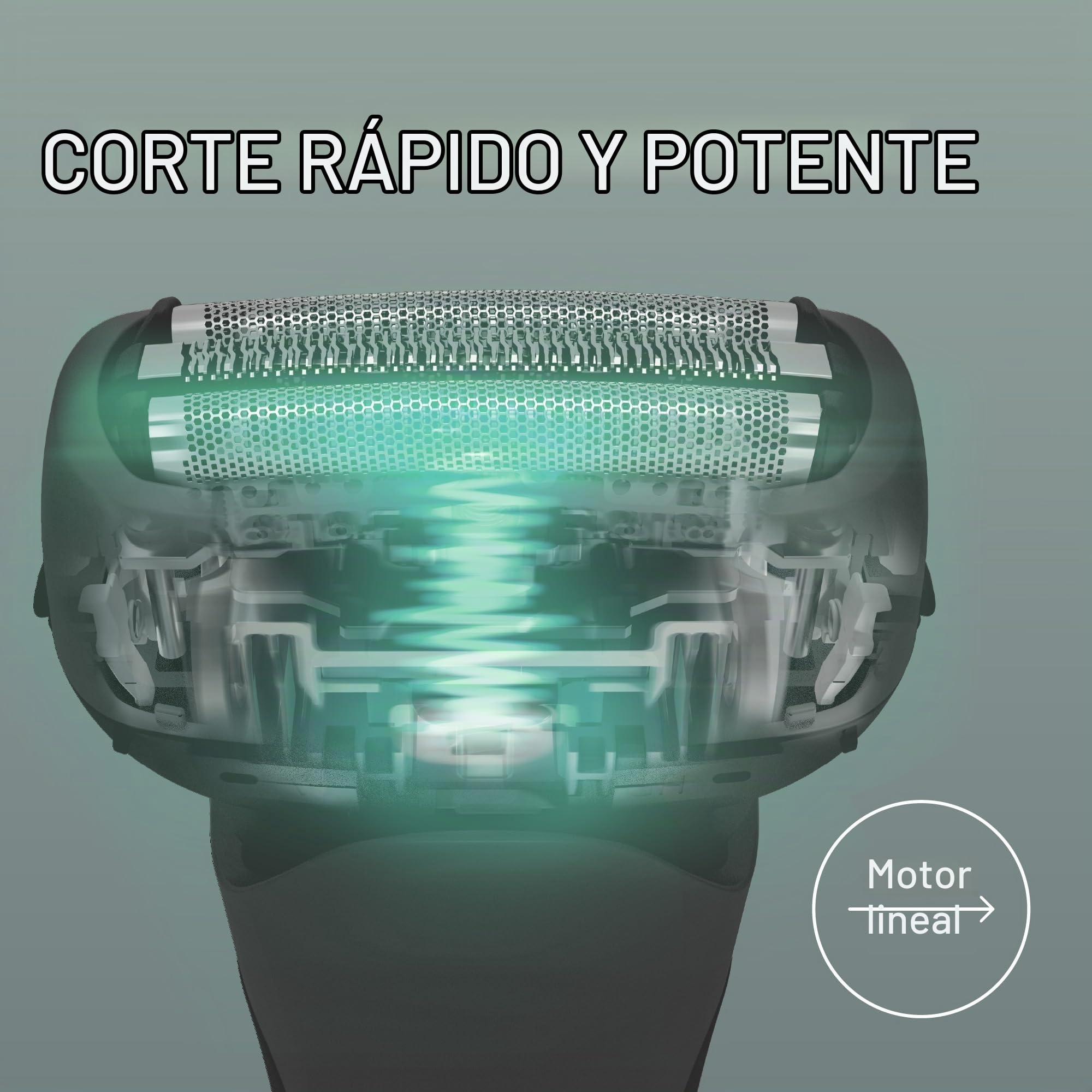 Panasonic Series 700 ES-ALT4B Afeitadora Eléctrica 3 Hojas para Uso en Seco y Húmedo para Hombres, Inalámbrica Impermeable, Sensor Receptivo, Cabezal Flexible, Trimmer, Agarre Ergonómico, Azul