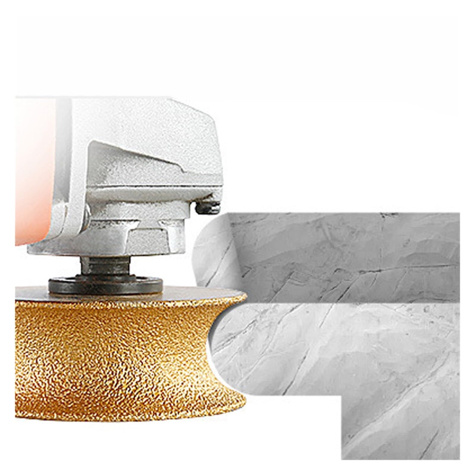 Schleifscheibe für Kantenprofile 1 Stück Marmor- und Granit-Winkelschleifmaschine, Diamant-Profilscheibe, Schleifscheibe, Marmorkantenscheibe(50MM)