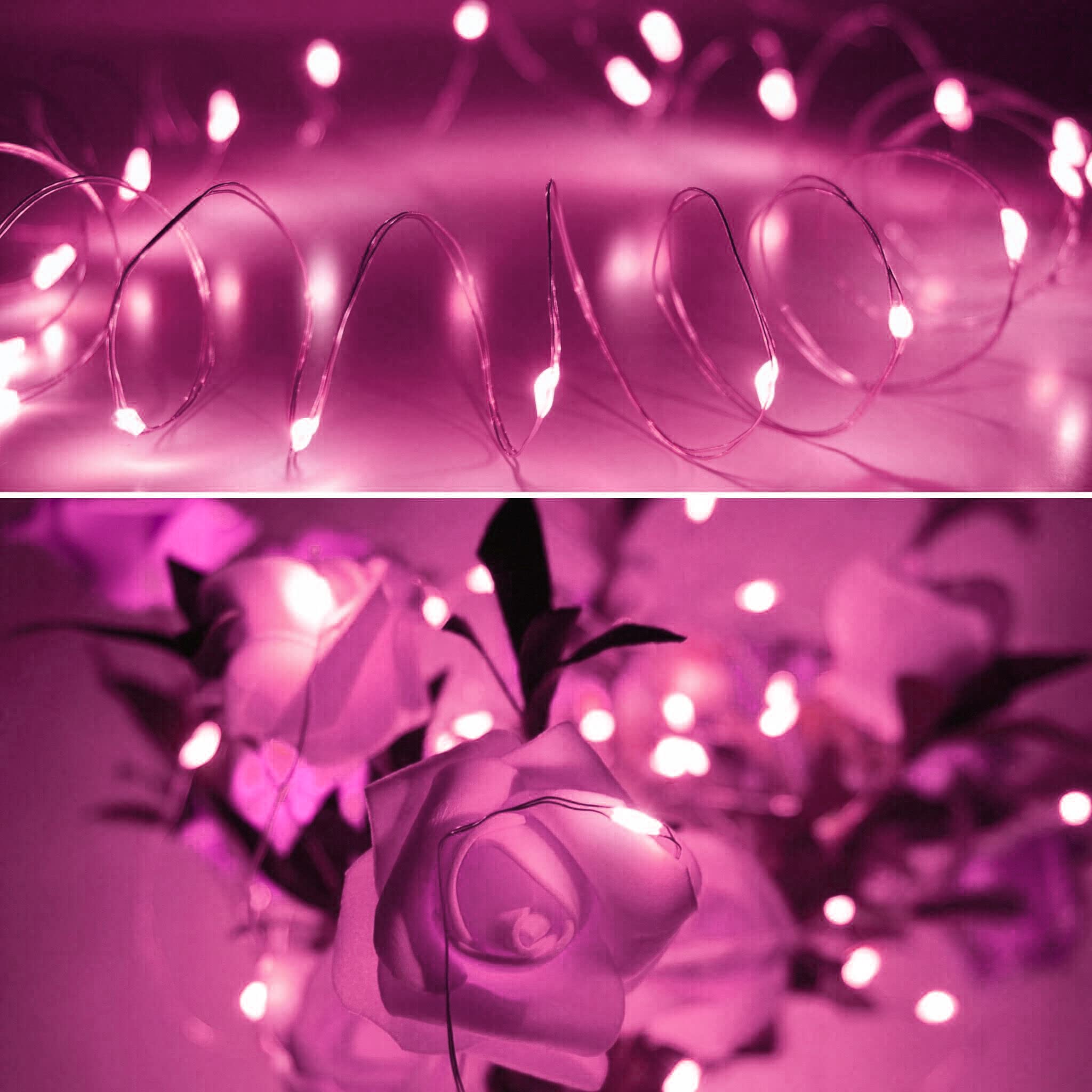 20 paquetes de luces de hadas, 6.6 pies, 20 LED, funciona con pilas, alambre de cobre plateado, cadena de luces estrelladas para bricolaje, fiesta, Navidad, disfraces, boda, Pascua,