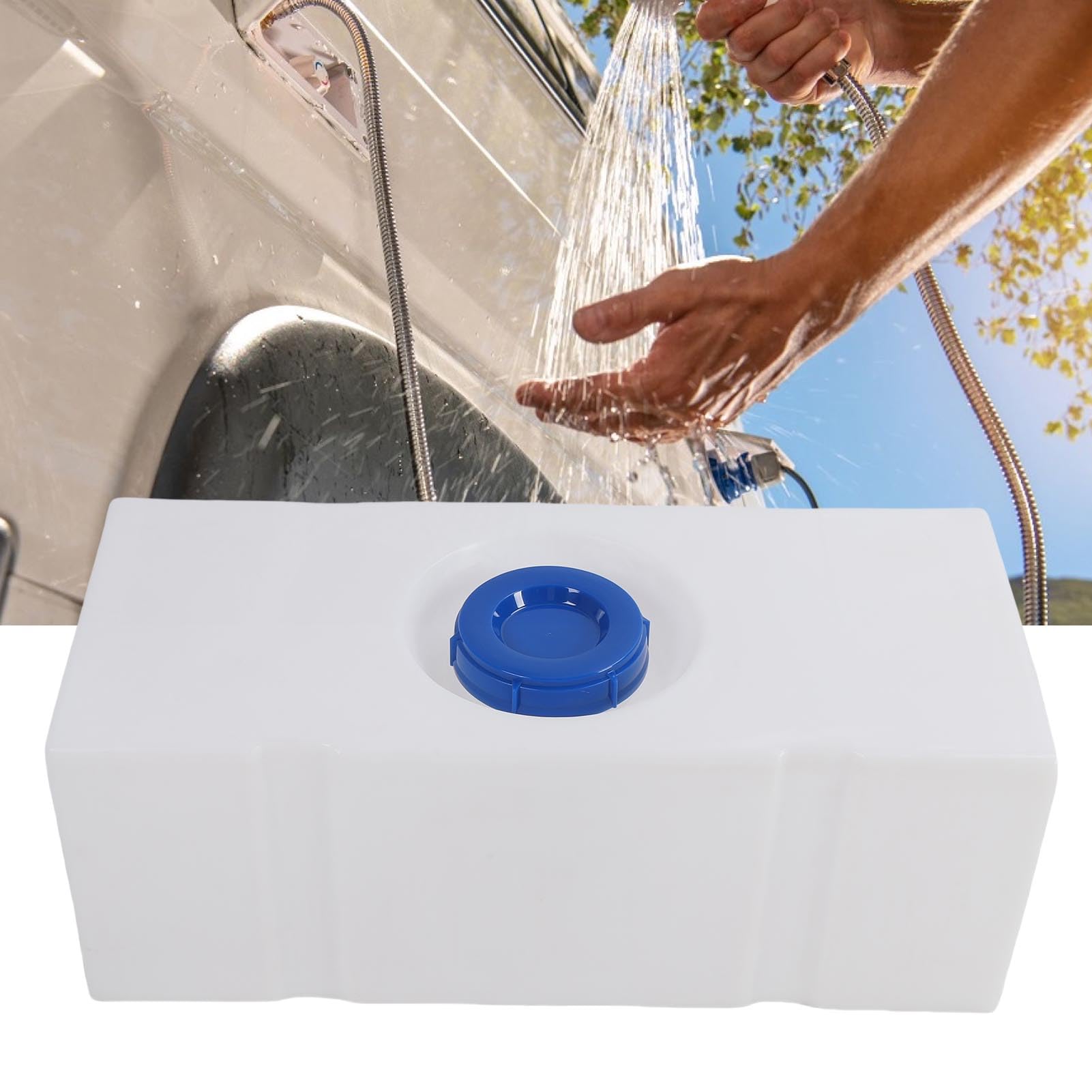 Serbatoio di Accumulo Acqua per, Contenitore Acqua da 21 Galloni, | Materiale LLDPE, Sicuro per Acqua Potabile, da -40°F a 176°F, per e Barche