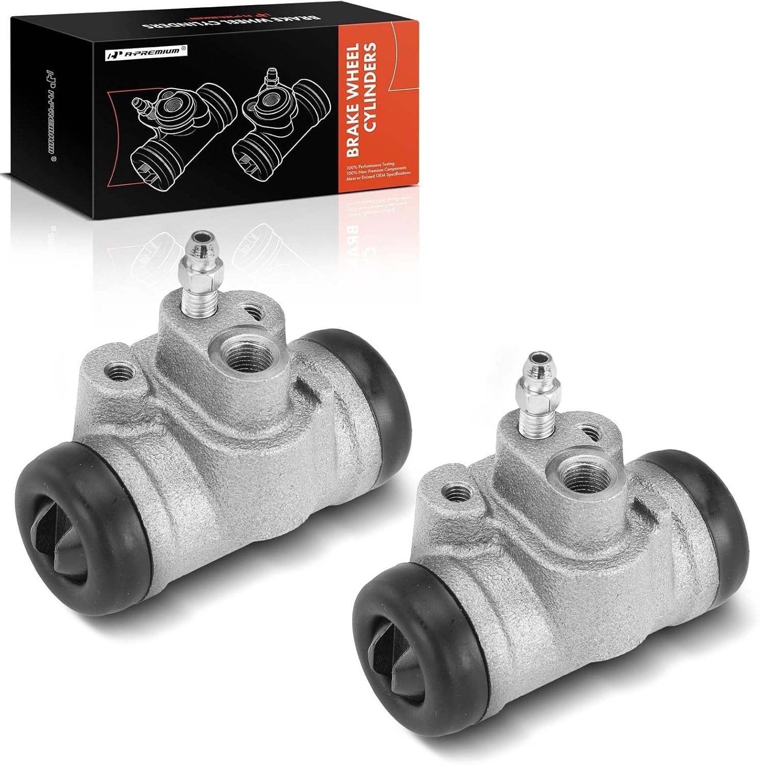 A-Premium Rear Drum Brake Wheel Cylinder Compatible with Ford, Mazda and Mercury Models - Escape 2001-2007, Tribute 2001-2006, Mariner 2005-2007, 2-PC Set