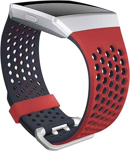 SKYLET Compatible con correas Fitbit Ionic para hombres y mujeres, correa de repuesto de silicona deportiva suave transpirable compatible con reloj