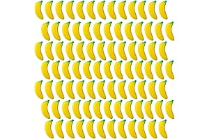100 Pcs Banana Stress Toy, Stretchy Banana Fidget Toy, Realistic Banana