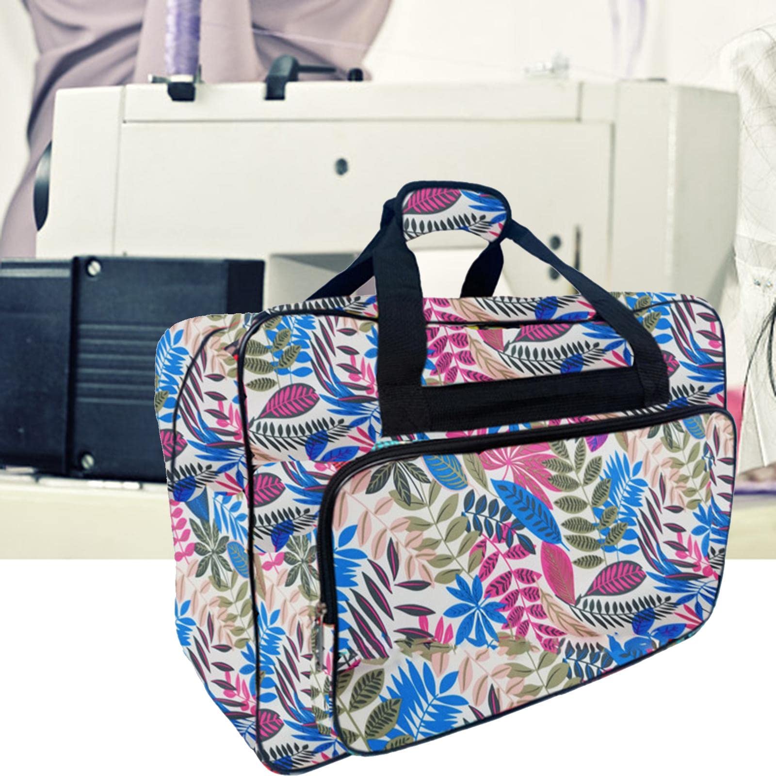 Sac De Transport Machine à Coudre Fityle - Grande Capacité 46x32x23cm - Nylon Durable - Poignée Rembourrée