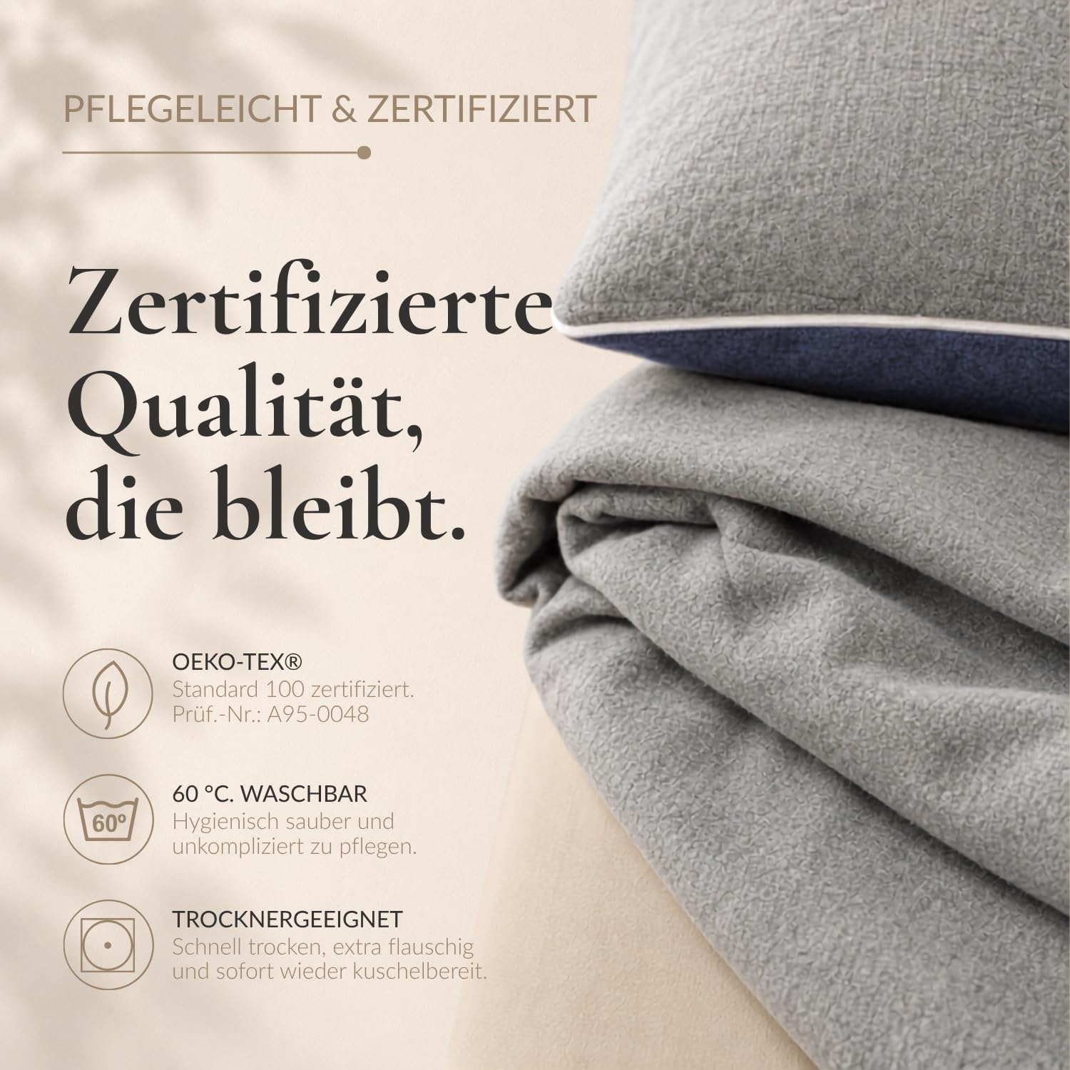 Carpe Sonno Biber Bettwäsche 135x200 Baumwolle Winter [Made IN Germany]