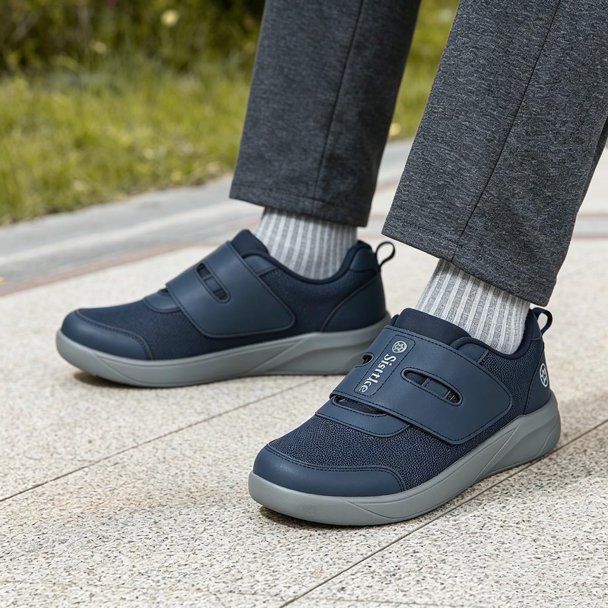 Zapatillas Diabéticos Ajustable Hombre Mujer Ancho | Respirable,Cómodos,Antideslizantes,zapatos ortopédicas especial,para ancianos,pieds sensibles