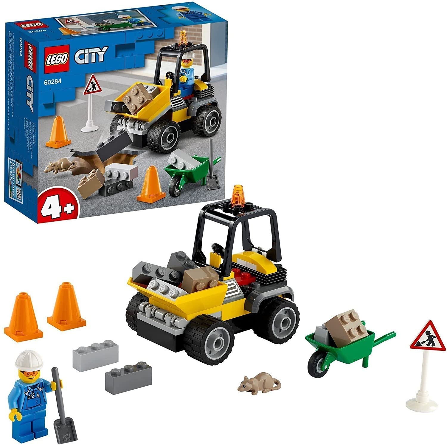 Amazon.co.jp: レゴ(LEGO) シティ 道路工事用トラック 60284 おもちゃ