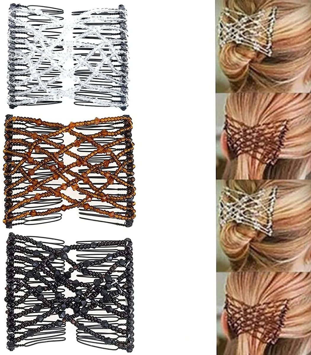 Amazon.com : Lovef Easy Magic Hair Beauty Decoration Comb Pearl ...