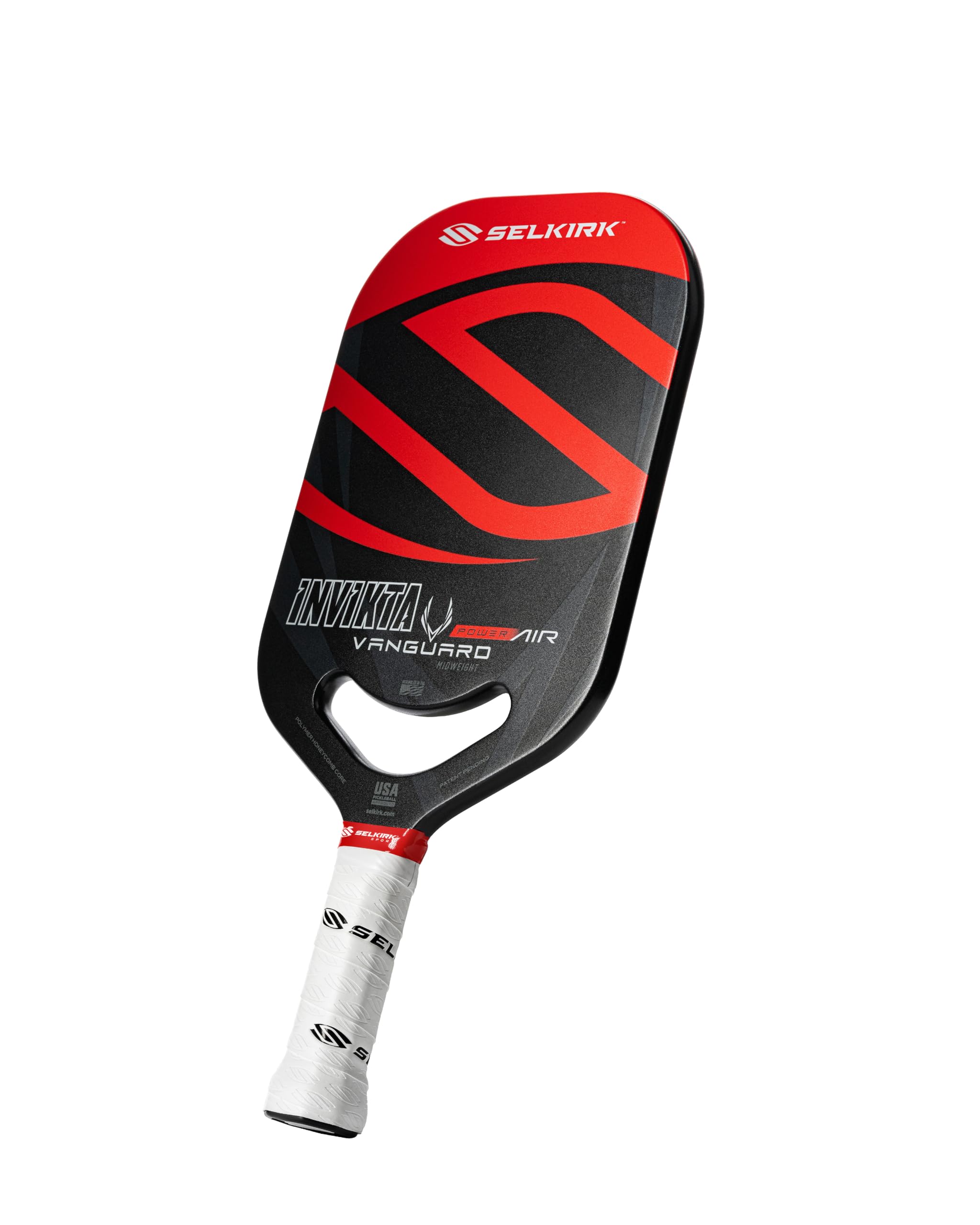 Selkirk Sport Vanguard Power Pickleball Paddles | Invikta Black &amp; Red