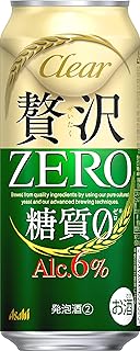 クリアアサヒ贅沢ゼロ アサヒ ビール500ml24本 発泡酒 新ジャンル 【糖質ゼロ/アルコール6%】