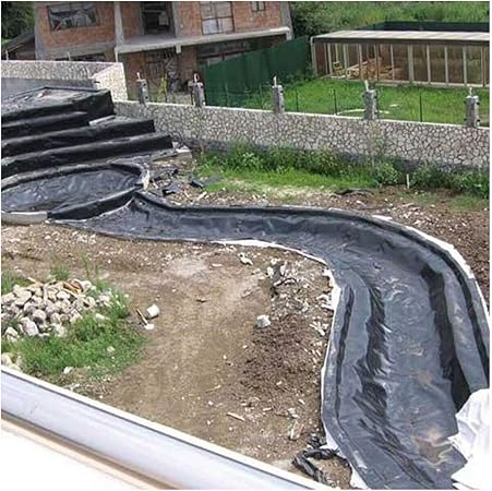 Image HWhome Landscape Materials Epdm Pond Liner Fish Pond Liner Gardens Patio Pools PVC Membrane Reinforced Landscaping, with Seam Tape, 0.4mm Thickness Impermeab(Size:23x23ft/7x7m,Color:0.4mm) Image HWhome Landscape Materials Epdm Pond Liner Fish Pond Liner Gardens Patio Pools PVC Membrane Reinforced Landscaping, with Seam Tape, 0.4mm Thickness Impermeab(Size:23x23ft/7x7m,Color:0.4mm)