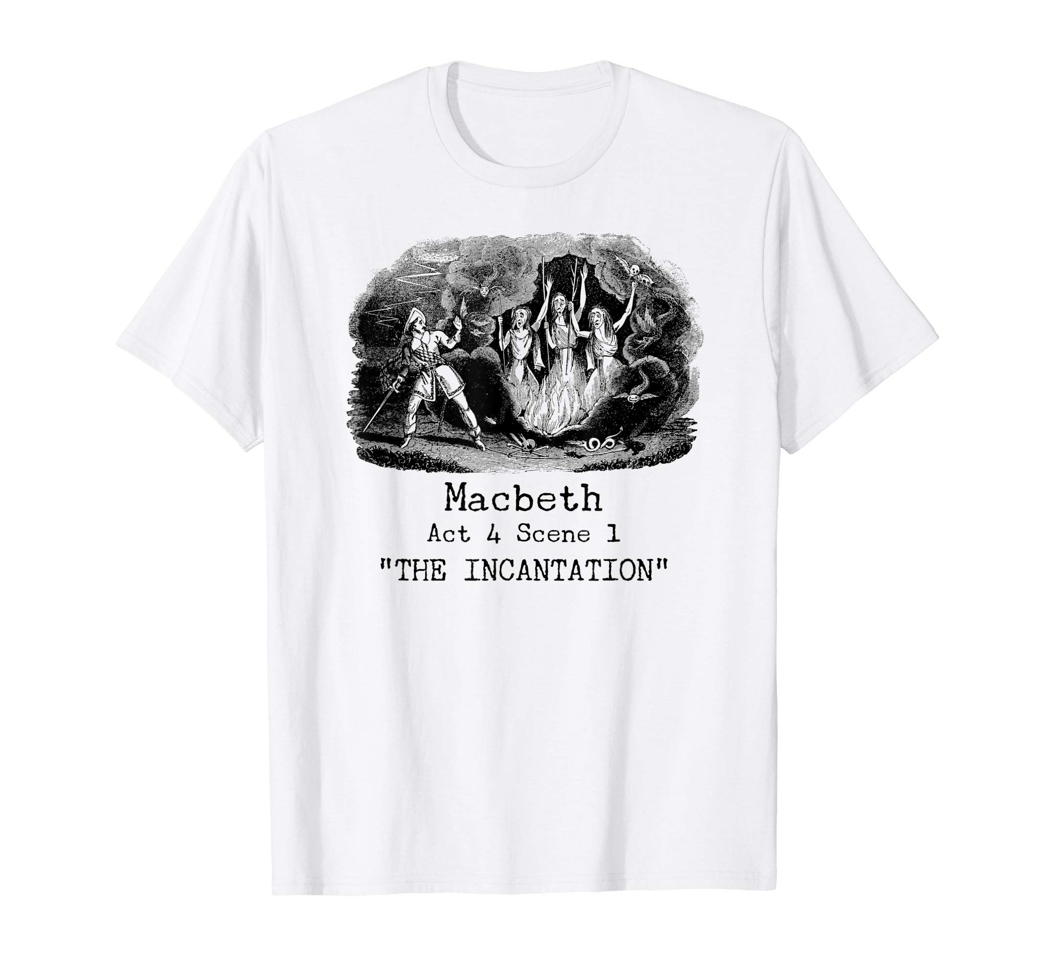 3 Witches of Macbeth ShakespeareThree Witches Incantation Macbeth Shakespeare Literature T-ShirtOEKO-TEX STANDARD 100