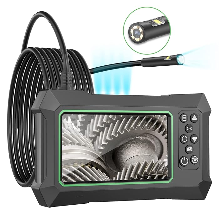 Buy Dual Lens Endoscope 1080P Borescope Inspection Camera Sewer Snake