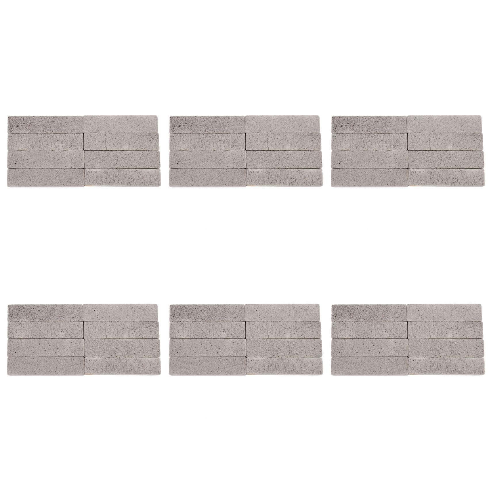 Hndhbfgrt 48 Pieces Pumice Stones for Cleaning Pumice Scouring Pad Grey Pumice Stick Cleaner for Removing Toilet Bowl Ring Bath