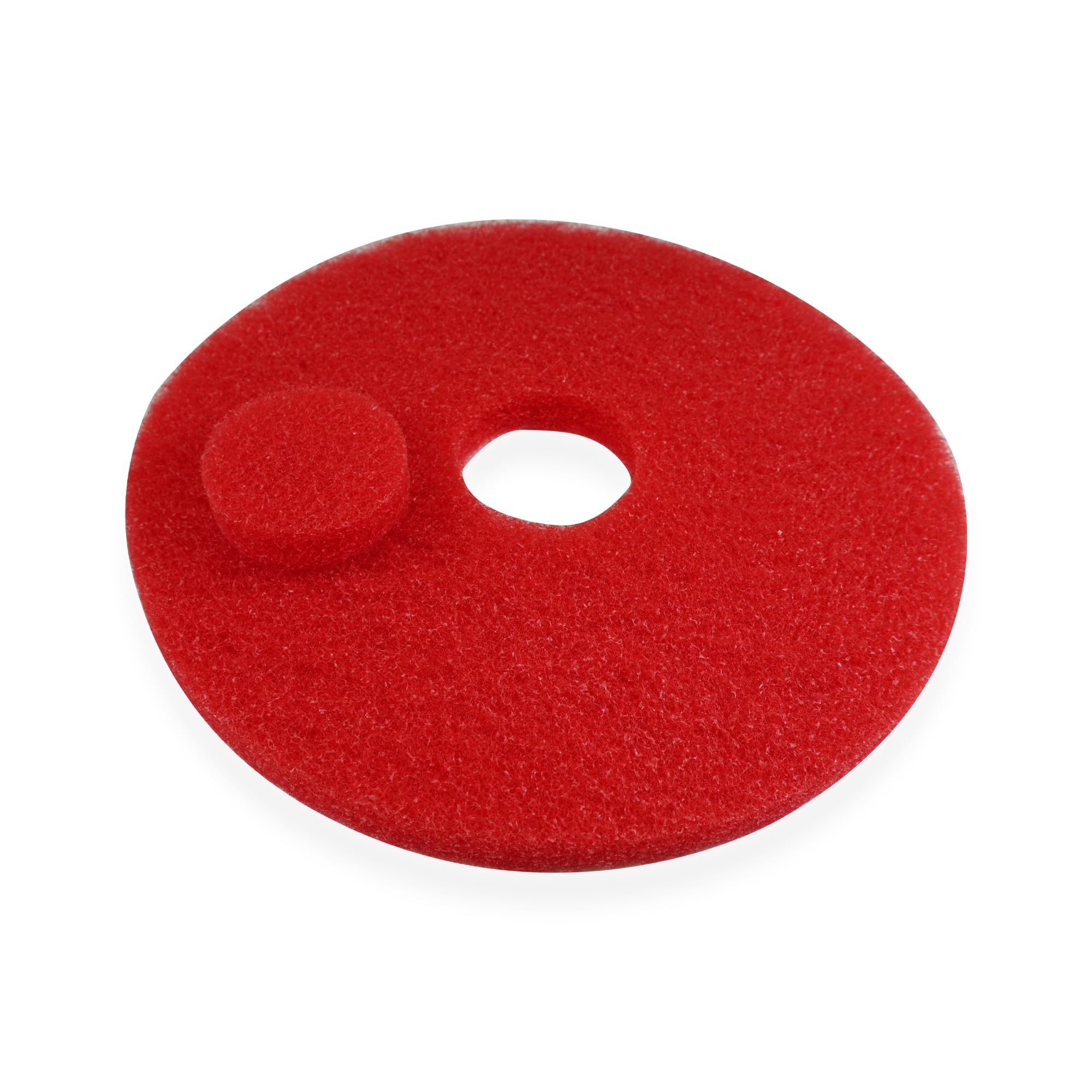 Superpad rojo 406 mm (16") - Disco de limpieza por pulverización para monolavadora y monolavadora - fricción suave para el mantenimiento regular del suelo