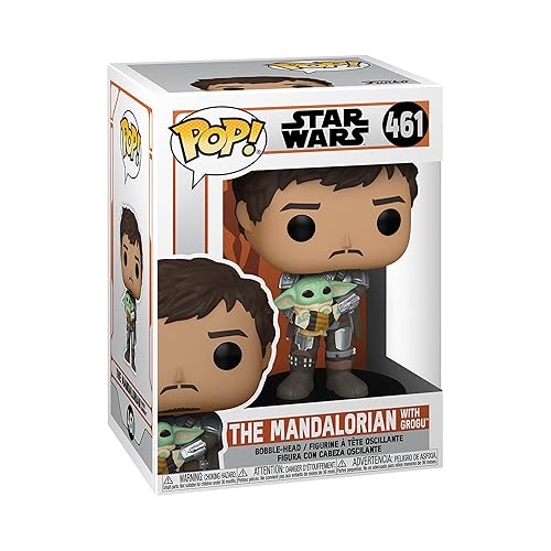 POP! Star Wars: The Mandalorian #461 The Mandalorian with Grogu - The Mandalorian
