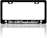 Vista 16 de Marco de matrícula de flores de cerezo con hermosas flores rosadas, divertido soporte de accesorio de automóvil de acero inoxidable para mujeres