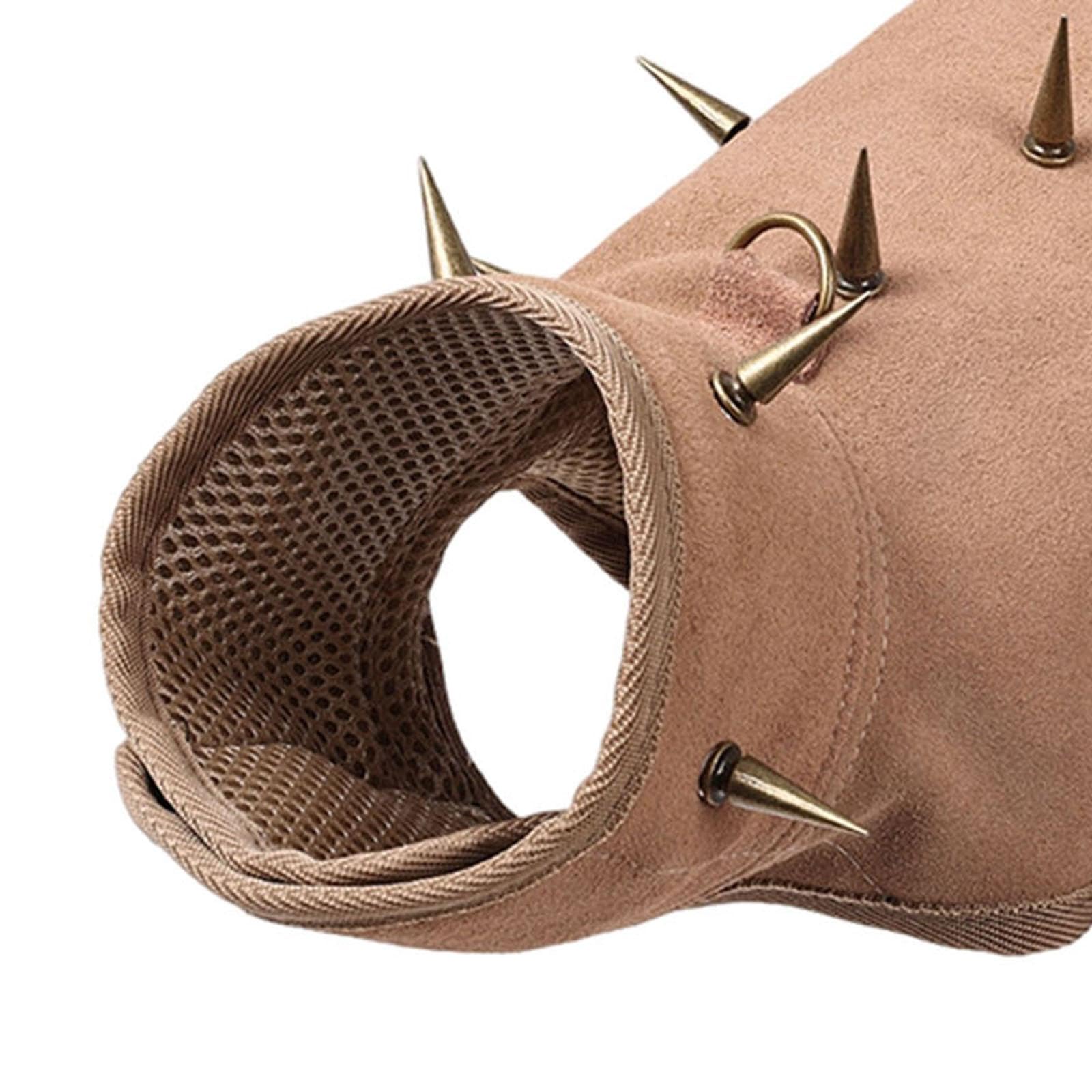Chaleco Protector para Perros, Chaqueta Tipo, Arnés Ajustable, Transpirable, con Función Anti-mordeduras, Adecuado para Paseos, S