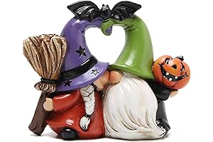 Unique Handmade Halloween Gnome Plush, Scandinavian Nisse Tomte for Home Party Autumn Fall Kitchen Decor