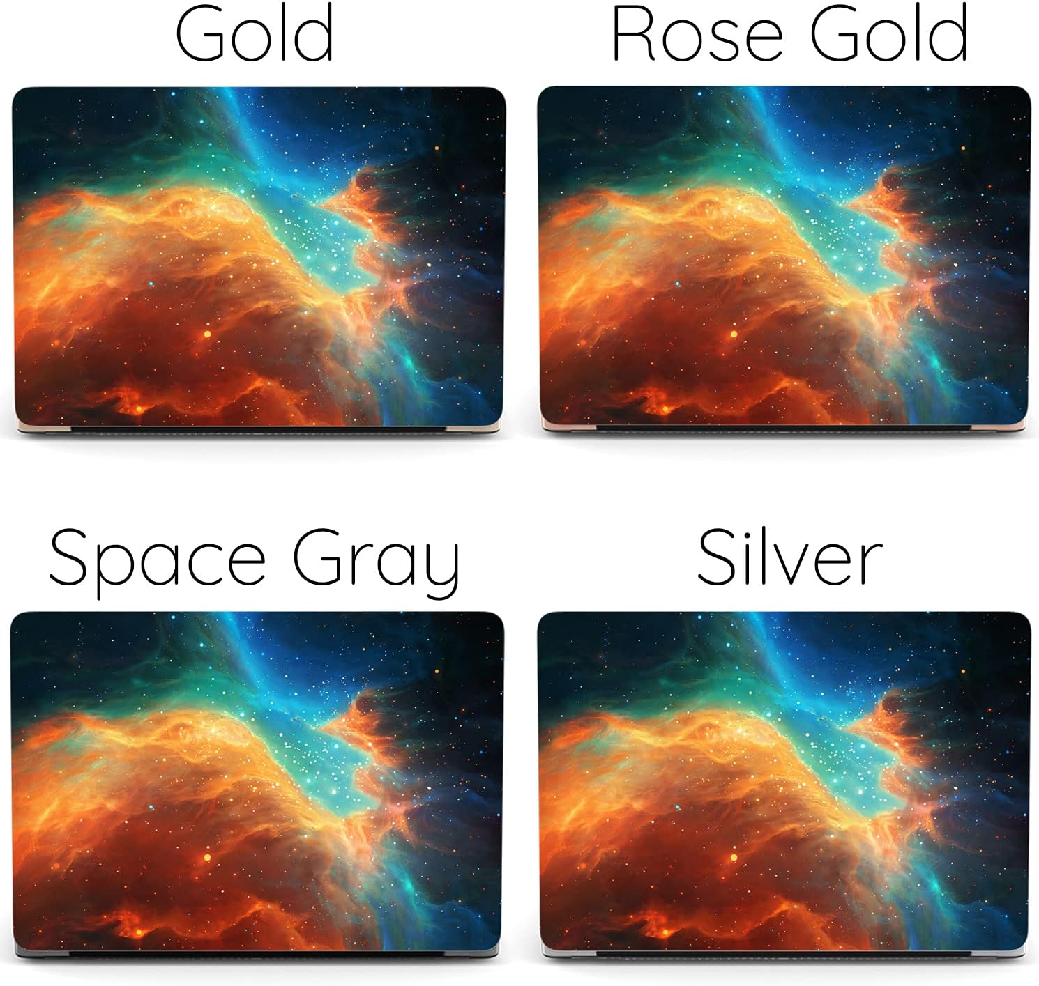 Mertak Hard Case Compatible with MacBook Pro 16 14 Air 15 13 inch M3 M2 M1 Mac 2024 2023 2022 2018 Universe Plastic Galaxy Space Laptop Print Clear Nebula Touch Bar Stars Girl Sky Cosmic Shell