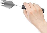 Vista 2 de Rehabilitation Advantage Tenedor ponderado con mango de plástico sólido