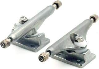 Fingerboard Trucks 34mm 32mm 29mm Professional Eureka 3.0 Version with Pro Bushing and Pivot Cup (32mm Silver)
