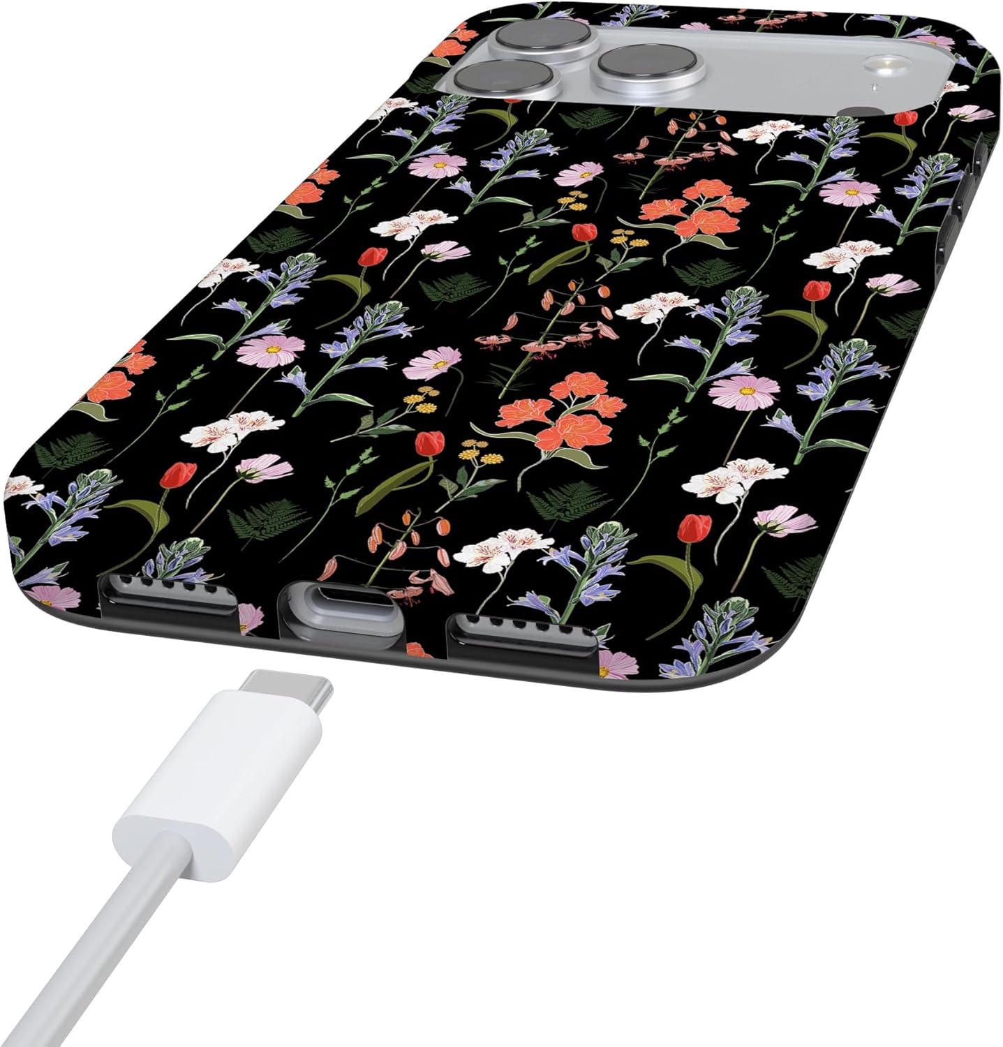 Casely iPhone 17 Pro Max Case | Secret Garden | Mixed Floral | Compatible with MagSafe | Classic Ultra Slim Design