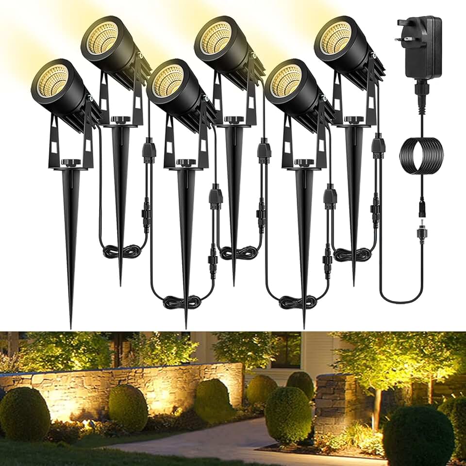 Amazon.co.uk outdoor spotlights mains powered