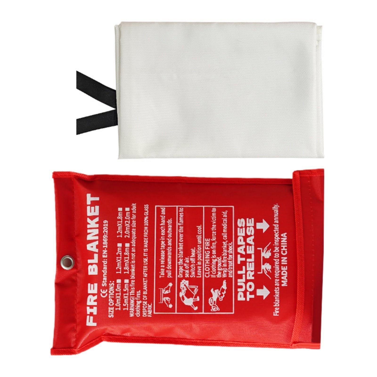 Emergencies Blanket, Fiberglass Suppression Blanket for Home, Kitchens, Fireplaces, Grills Blankets Emergencies for Home