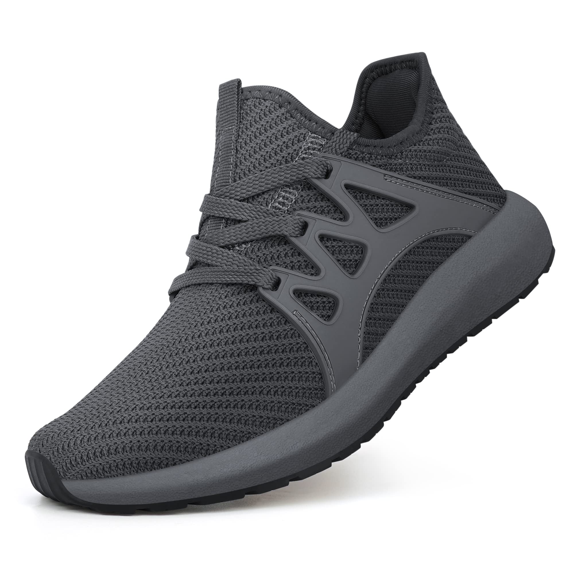 MARSVOVO Mens Running Shoes Non Slip Walking Workout Tennis Mesh Fashion Sneakers