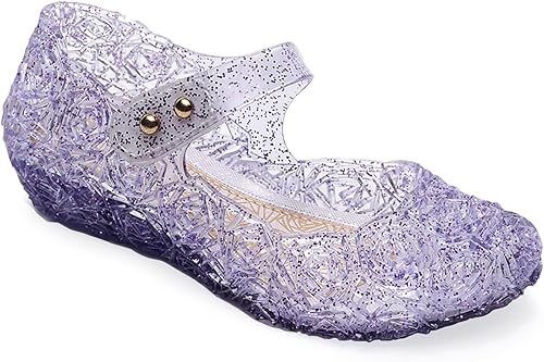 Sandalias de gelatina para niñas, zapatos de vestir de princesa para niña pequeña, talla 9, fiesta de baile de reina, cosplay, gelatinas, disfraces