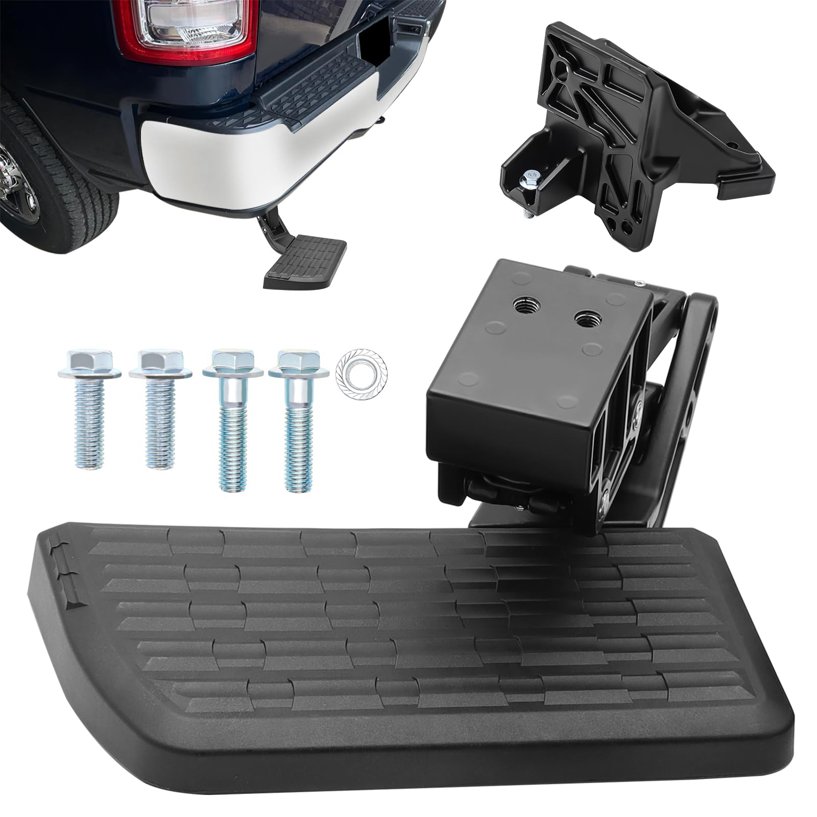 Retractable Additional Step PTS30-34000 Replacement Retractable Bed Step For - Anti-Slip Tailgate ...