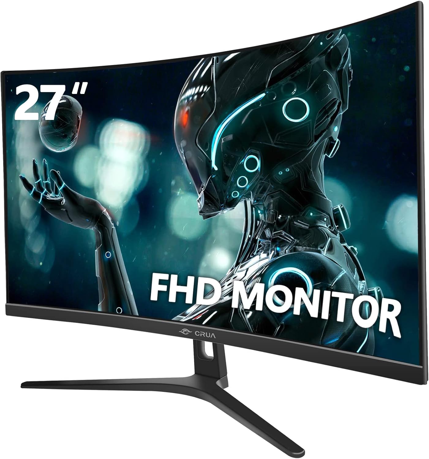 CRUA 27" 144hz/165HZ Curved Gaming Monitor, Full HD 1080P
