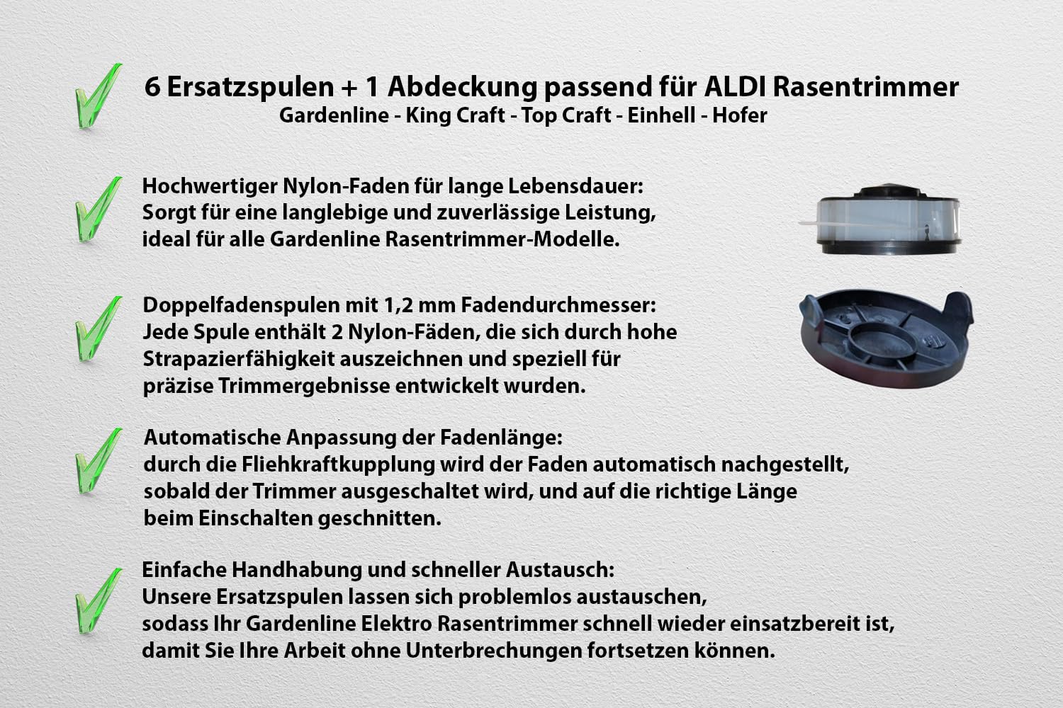 Bobine + Fil Par 3, 3405143 Pour Coupe Bordures Gardenline | Rakuten