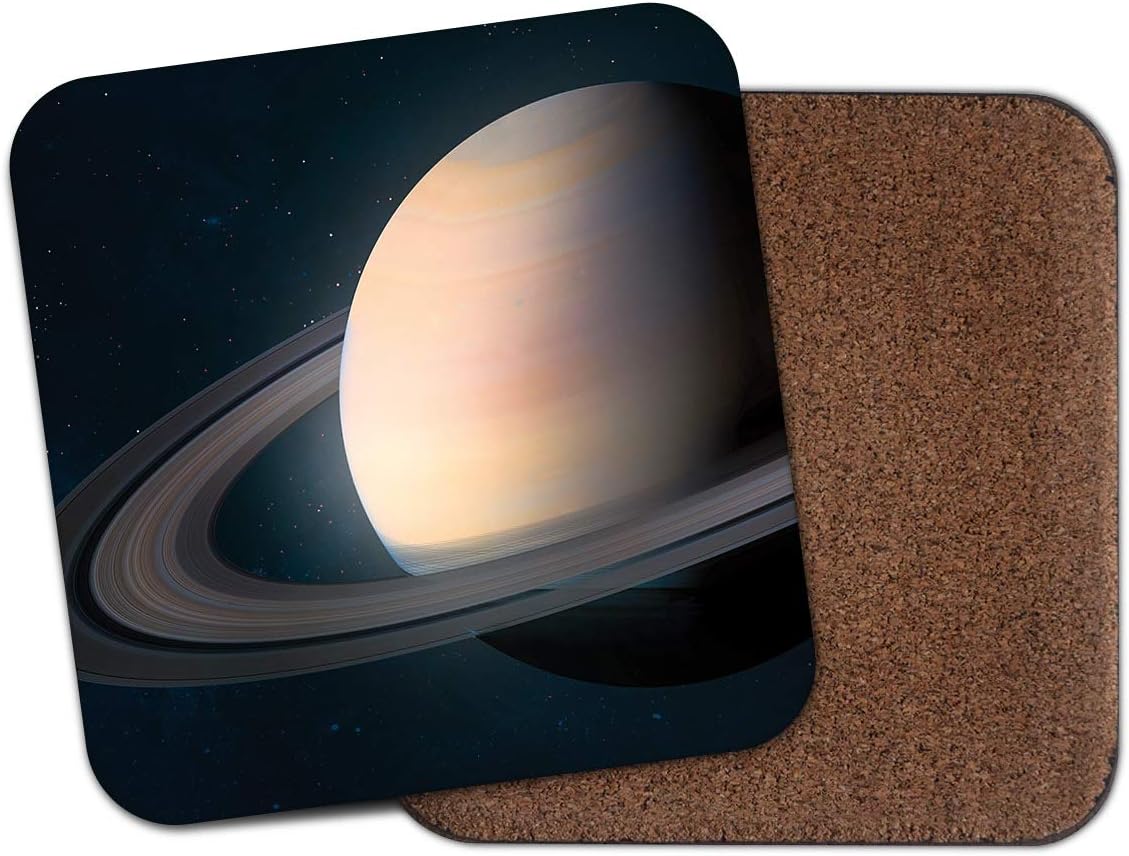 1 x Saturn Planet Coaster - Solar System Space Universe Galaxy Dad Mum #15314