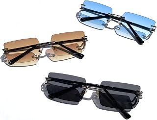 [ソールオンリー] rimless リムレス sunglasses in 3 colors サングラス ケース付き メンズ レディース ユニセックス 男女兼用