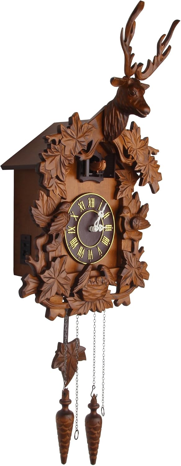 Kendal Large Handcrafted Wood Cuckoo Clock MX015-2