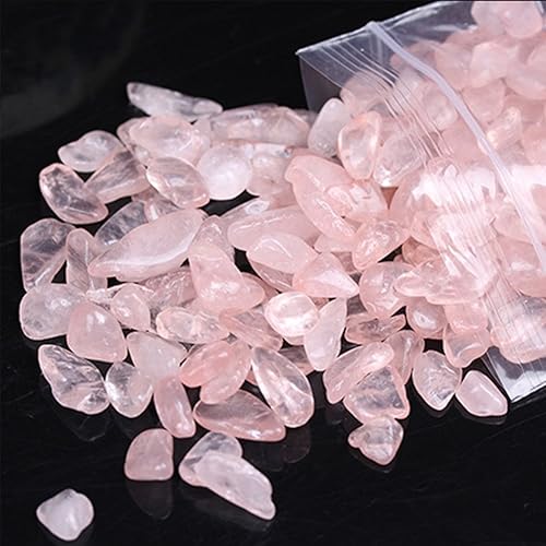 Bingcute 1 libra de cuarzo rosa de 10 a 0591in piedras de forma irregular piedras curativas de cristal de Reiki para hacer joyas para decoración del