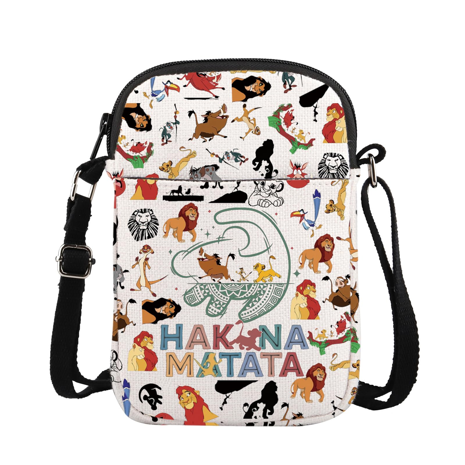 ENSIANTH Cartoon Movie Merch Crossbody Bag Kingdom -Lion Fans Messenger Bag Animal Lover Gift Animal King Gift (ta lion CB)